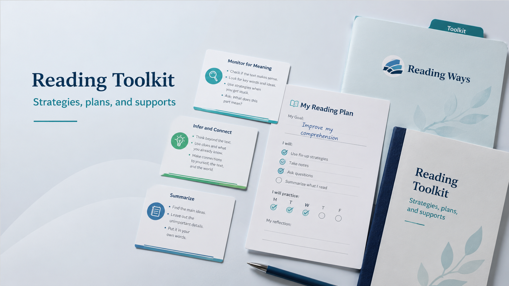 Reading Toolkit Example Reading Ways — Individual Reading Plans for Older Students